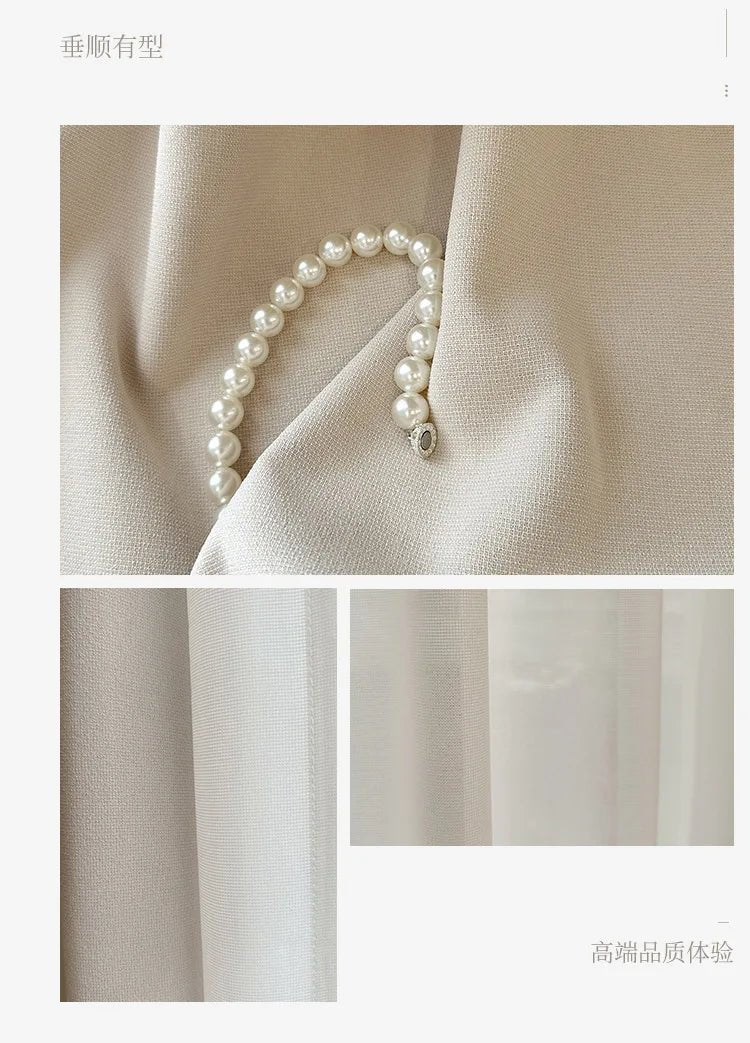 Rideaux occultants en coton et lin épais, pour chambre à coucher, salle à manger, luxe, moderne, personnalisé, isolation thermique, fenêtre, Tulle - FATAONRideaux occultants en coton et lin épais, pour chambre à coucher, salle à manger, luxe, moderne, personnalisé, isolation thermique, fenêtre, TulleSolutions MaisonFATAON