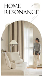 Rideaux occultants en coton et lin épais, pour chambre à coucher, salle à manger, luxe, moderne, personnalisé, isolation thermique, fenêtre, Tulle - FATAONRideaux occultants en coton et lin épais, pour chambre à coucher, salle à manger, luxe, moderne, personnalisé, isolation thermique, fenêtre, TulleSolutions MaisonFATAON