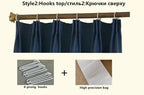 Rideaux occultants en coton et lin épais, pour chambre à coucher, salle à manger, luxe, moderne, personnalisé, isolation thermique, fenêtre, Tulle - FATAONRideaux occultants en coton et lin épais, pour chambre à coucher, salle à manger, luxe, moderne, personnalisé, isolation thermique, fenêtre, TulleSolutions MaisonFATAON
