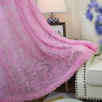 Rideaux roses en dentelle blanche 3D, écrans de fenêtre personnalisés Tyys pour mariage, pastorale coréenne, rideaux créatifs pour salon et chambre à coucher - FATAONRideaux roses en dentelle blanche 3D, écrans de fenêtre personnalisés Tyys pour mariage, pastorale coréenne, rideaux créatifs pour salon et chambre à coucherSolutions MaisonFATAON