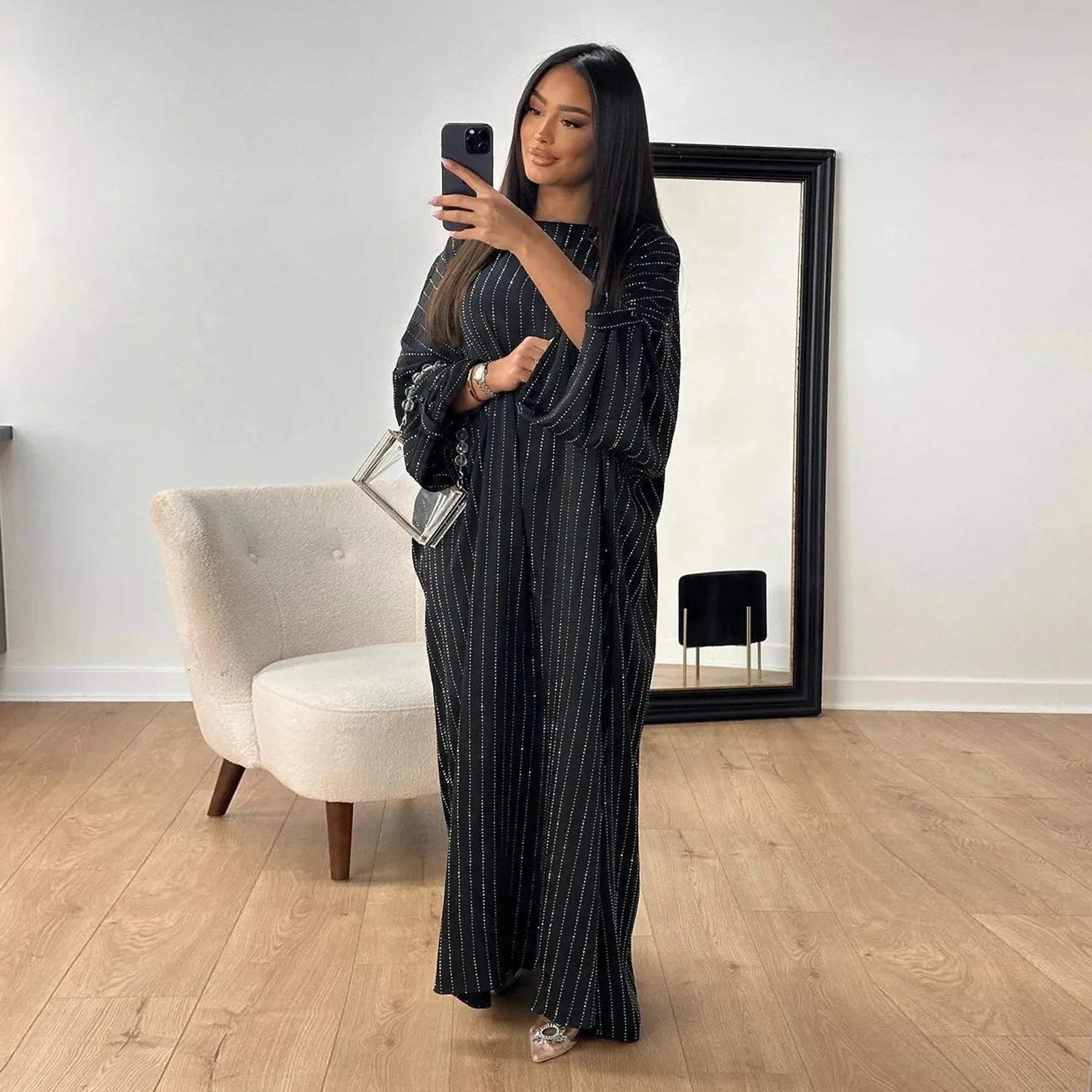 Robe Abaya de Luxe 2026 pour Femmes Musulmanes, Ramadan, Aïd, Arabie Saoudite, Vêtements de Fête Jalabiya, Turquie, Robe Longue Modeste Islamique - FATAONRobe Abaya de Luxe 2026 pour Femmes Musulmanes, Ramadan, Aïd, Arabie Saoudite, Vêtements de Fête Jalabiya, Turquie, Robe Longue Modeste IslamiqueMode FemmeFATAON