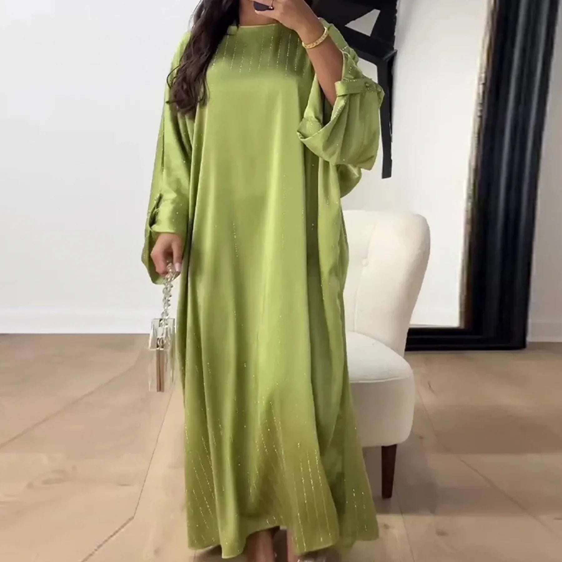 Robe Abaya de Luxe 2026 pour Femmes Musulmanes, Ramadan, Aïd, Arabie Saoudite, Vêtements de Fête Jalabiya, Turquie, Robe Longue Modeste Islamique - FATAONRobe Abaya de Luxe 2026 pour Femmes Musulmanes, Ramadan, Aïd, Arabie Saoudite, Vêtements de Fête Jalabiya, Turquie, Robe Longue Modeste IslamiqueMode FemmeFATAON