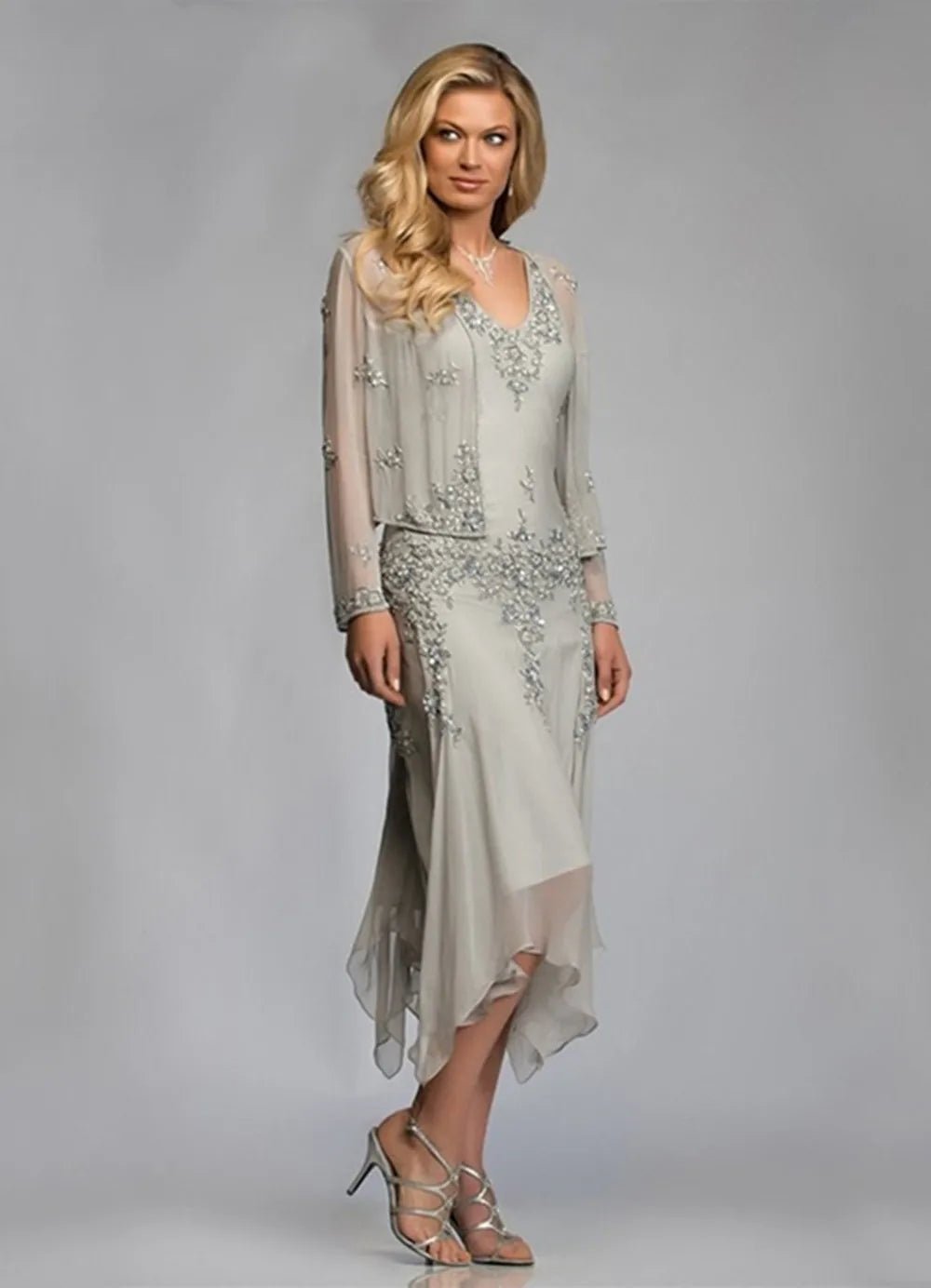 Robe en mousseline de soie pour mère de la mariée, robe élégante personnalisée avec veste, robe d'été extra longue en dentelle pour marraine, robe de soirée de mariage - FATAONRobe en mousseline de soie pour mère de la mariée, robe élégante personnalisée avec veste, robe d'été extra longue en dentelle pour marraine, robe de soirée de mariageMode FemmeFATAON