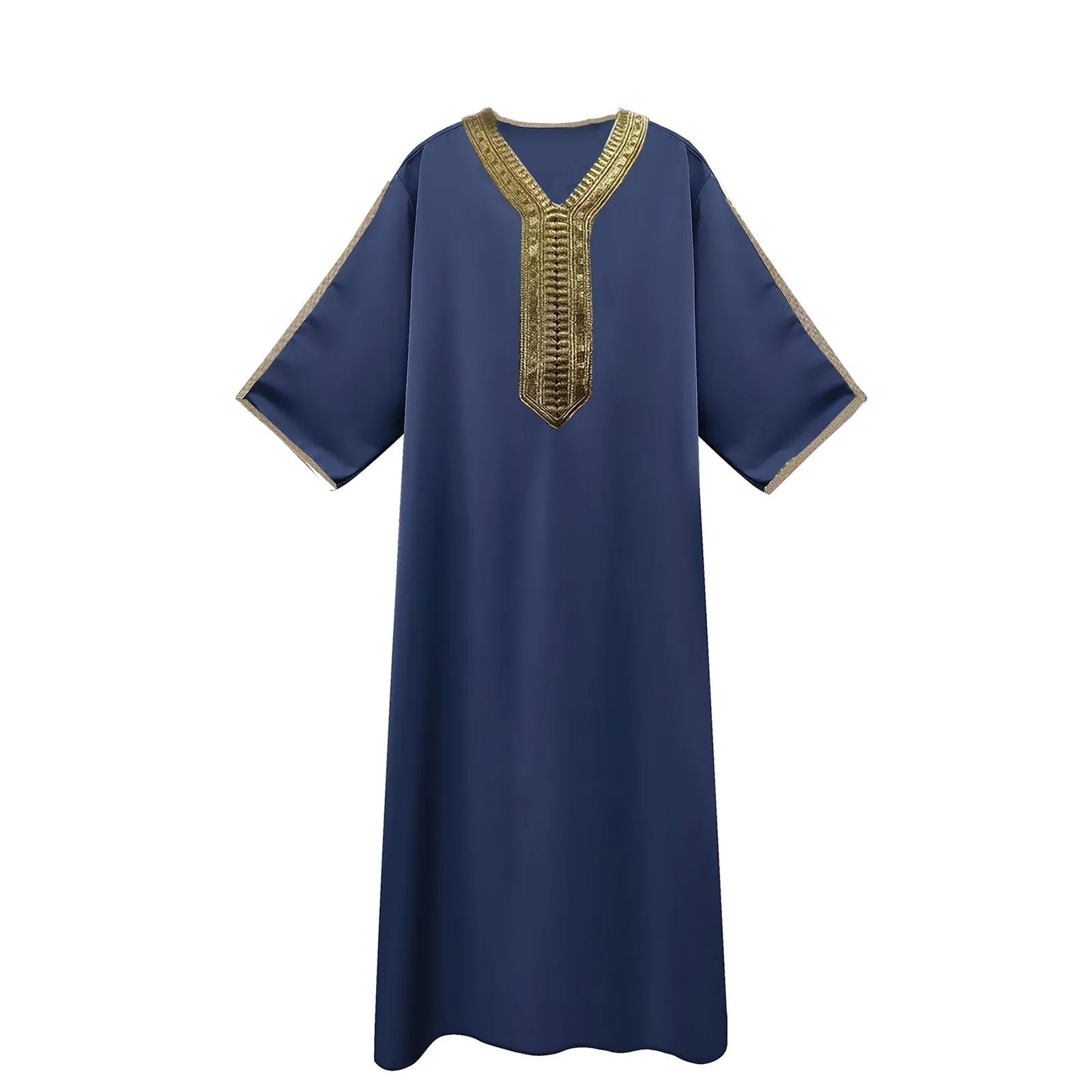 Robe musulmane pour hommes, Robe centrale arabe, manches longues, chemise longue brodée, prière, vêtements amples simples - FATAONRobe musulmane pour hommes, Robe centrale arabe, manches longues, chemise longue brodée, prière, vêtements amples simplesMode HommeFATAON