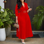 Robe plissée blanche mi-longue pour femmes, robes sexy, col rond, gaine mince, taille haute, hanches rondes, élégante, travail, éducatif - FATAONRobe plissée blanche mi-longue pour femmes, robes sexy, col rond, gaine mince, taille haute, hanches rondes, élégante, travail, éducatifMode FemmeFATAON