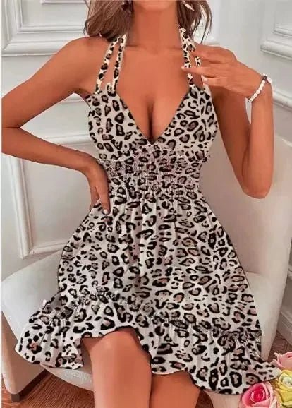 Robe sexy à col en V profond pour femmes, haut précieux, vêtements pour femmes, dos ouvert, déformable parallèle, robe populaire transfrontalière européenne et américaine - FATAONRobe sexy à col en V profond pour femmes, haut précieux, vêtements pour femmes, dos ouvert, déformable parallèle, robe populaire transfrontalière européenne et américaineMode FemmeFATAON