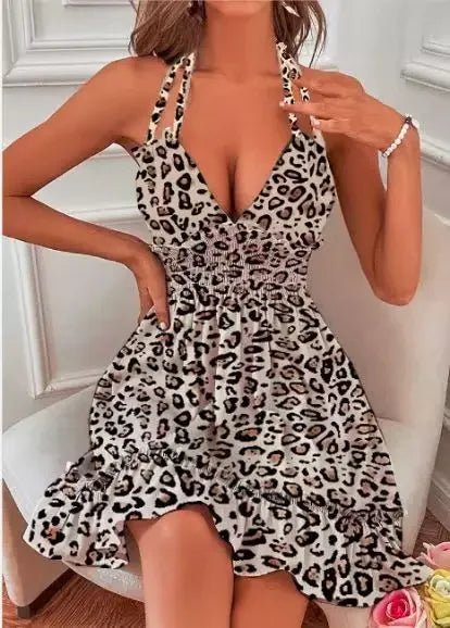 Robe sexy à col en V profond pour femmes, haut précieux, vêtements pour femmes, dos ouvert, déformable parallèle, robe populaire transfrontalière européenne et américaine - FATAONRobe sexy à col en V profond pour femmes, haut précieux, vêtements pour femmes, dos ouvert, déformable parallèle, robe populaire transfrontalière européenne et américaineMode FemmeFATAON