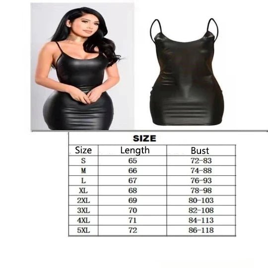 Robe Sexy en Faux cuir, dos nu, soirée en Club, Cosplay, courte, couleur unie, noir, aspect mouillé, Latex, moulante, body serré, Mini Micro - FATAONRobe Sexy en Faux cuir, dos nu, soirée en Club, Cosplay, courte, couleur unie, noir, aspect mouillé, Latex, moulante, body serré, Mini MicroMode FemmeFATAON