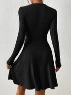 Robe tricotée mi-longue pour femmes, Slim, Sexy, moulante, col en v, manches longues, couleur unie, décontractée, pull, nouvelle collection automne/hiver 2026 - FATAONRobe tricotée mi-longue pour femmes, Slim, Sexy, moulante, col en v, manches longues, couleur unie, décontractée, pull, nouvelle collection automne/hiver 2026Mode FemmeFATAON