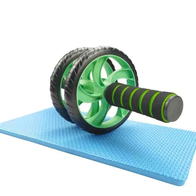 Rouleau Abdominal Double Roue Silencieux — PVC & Acier Inox, Renforcement Tronc - FATAONRouleau Abdominal Double Roue Silencieux — PVC & Acier Inox, Renforcement TroncFitness & SportFATAON