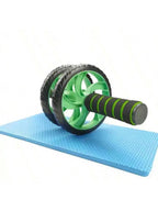 Rouleau Abdominal Double Roue Silencieux — PVC & Acier Inox, Renforcement Tronc - FATAONRouleau Abdominal Double Roue Silencieux — PVC & Acier Inox, Renforcement TroncFitness & SportFATAON