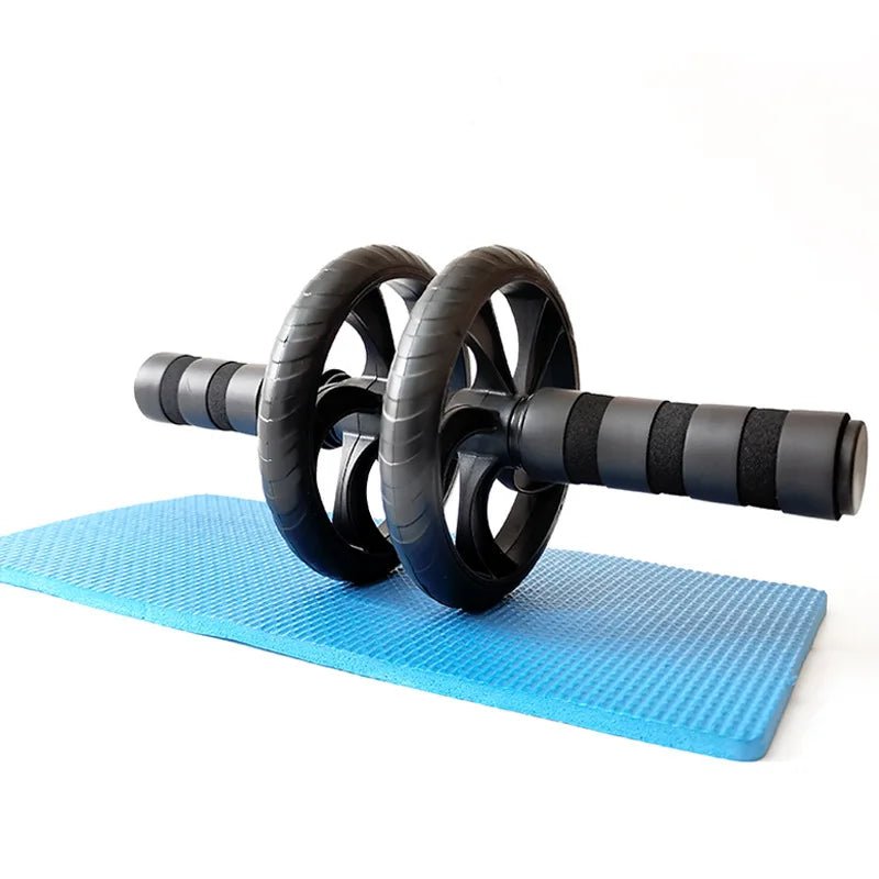 Rouleau Abdominal Double Roue Silencieux — PVC & Acier Inox, Renforcement Tronc - FATAONRouleau Abdominal Double Roue Silencieux — PVC & Acier Inox, Renforcement TroncFitness & SportFATAON