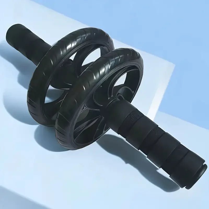 Rouleau Abdominal Double Roue Silencieux — PVC & Acier Inox, Renforcement Tronc - FATAONRouleau Abdominal Double Roue Silencieux — PVC & Acier Inox, Renforcement TroncFitness & SportFATAON
