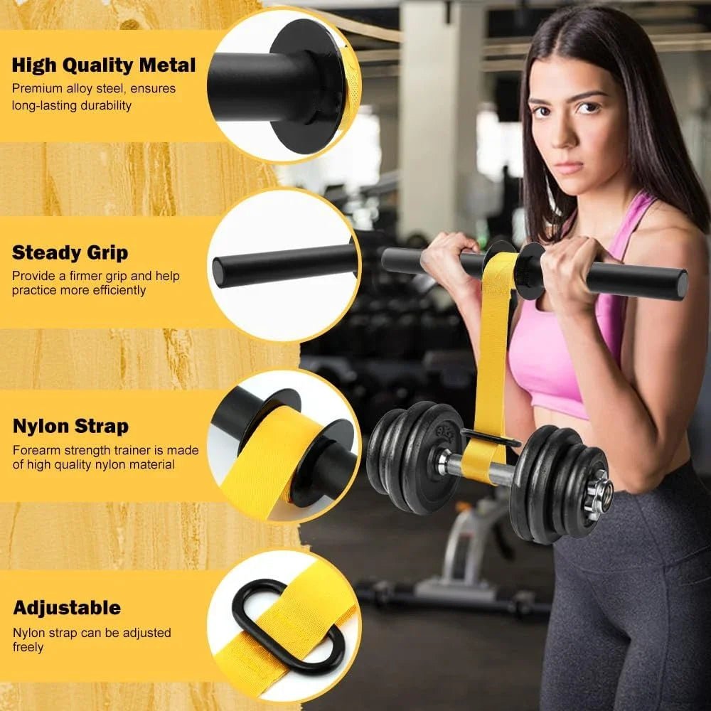 Rouleau Poignet Réglable — Force Avant-Bras, Poignée Antidérapante & Home Gym - FATAONRouleau Poignet Réglable — Force Avant-Bras, Poignée Antidérapante & Home GymMatériel sportifFATAON