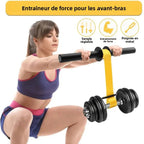 Rouleau Poignet Réglable — Force Avant-Bras, Poignée Antidérapante & Home Gym - FATAONRouleau Poignet Réglable — Force Avant-Bras, Poignée Antidérapante & Home GymMatériel sportifFATAON