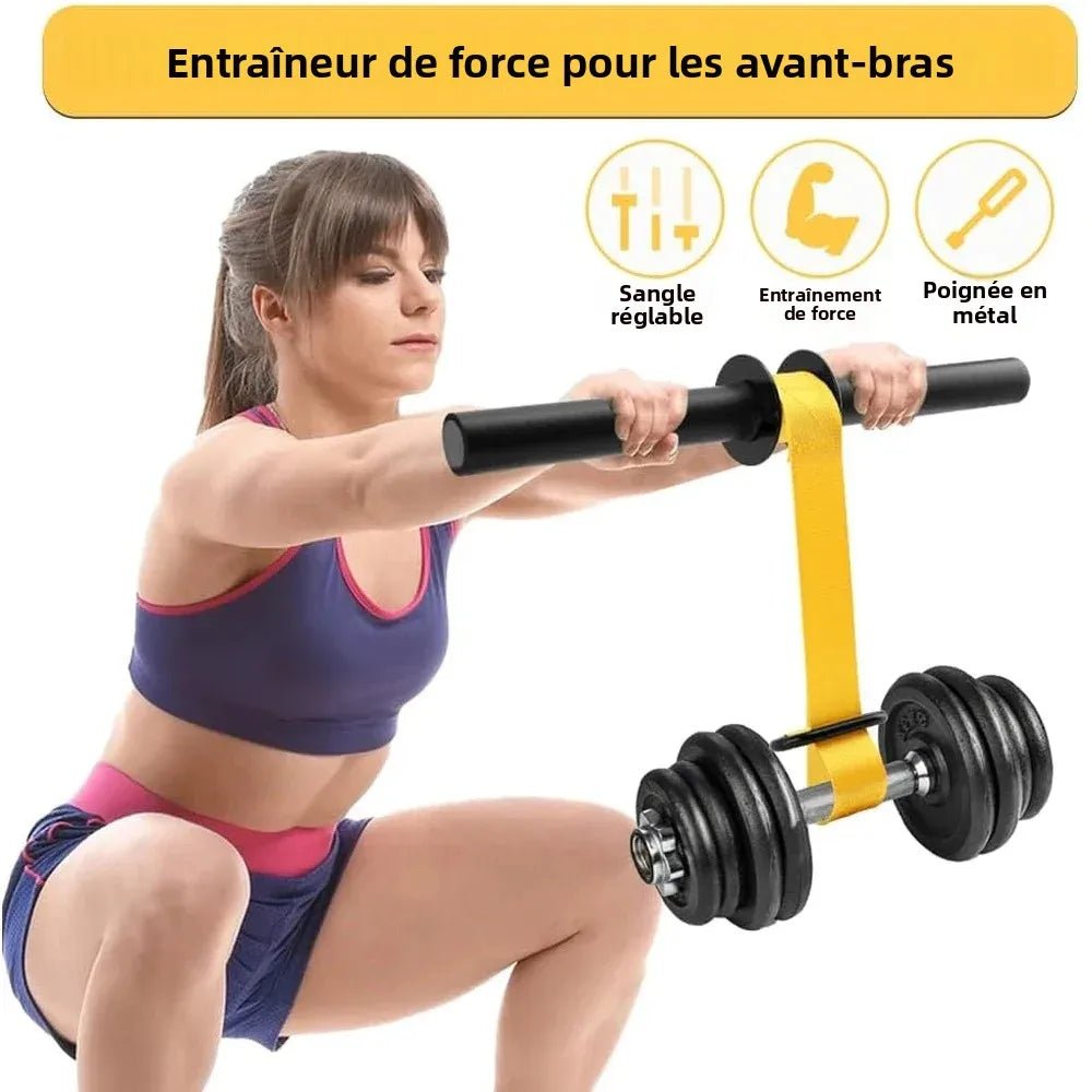 Rouleau Poignet Réglable — Force Avant-Bras, Poignée Antidérapante & Home Gym - FATAONRouleau Poignet Réglable — Force Avant-Bras, Poignée Antidérapante & Home GymMatériel sportifFATAON