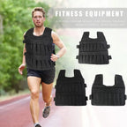 Running Weighted Vest 3/15/35kg 1-20/1-50KG Adjustable Workout Weight Vest Exercise Vest for Workout Strength Training Running - FATAONRunning Weighted Vest 3/15/35kg 1-20/1-50KG Adjustable Workout Weight Vest Exercise Vest for Workout Strength Training RunningFATAON