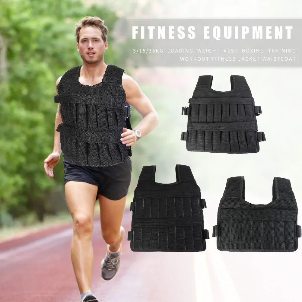 Running Weighted Vest 3/15/35kg 1-20/1-50KG Adjustable Workout Weight Vest Exercise Vest for Workout Strength Training Running - FATAONRunning Weighted Vest 3/15/35kg 1-20/1-50KG Adjustable Workout Weight Vest Exercise Vest for Workout Strength Training RunningFATAON