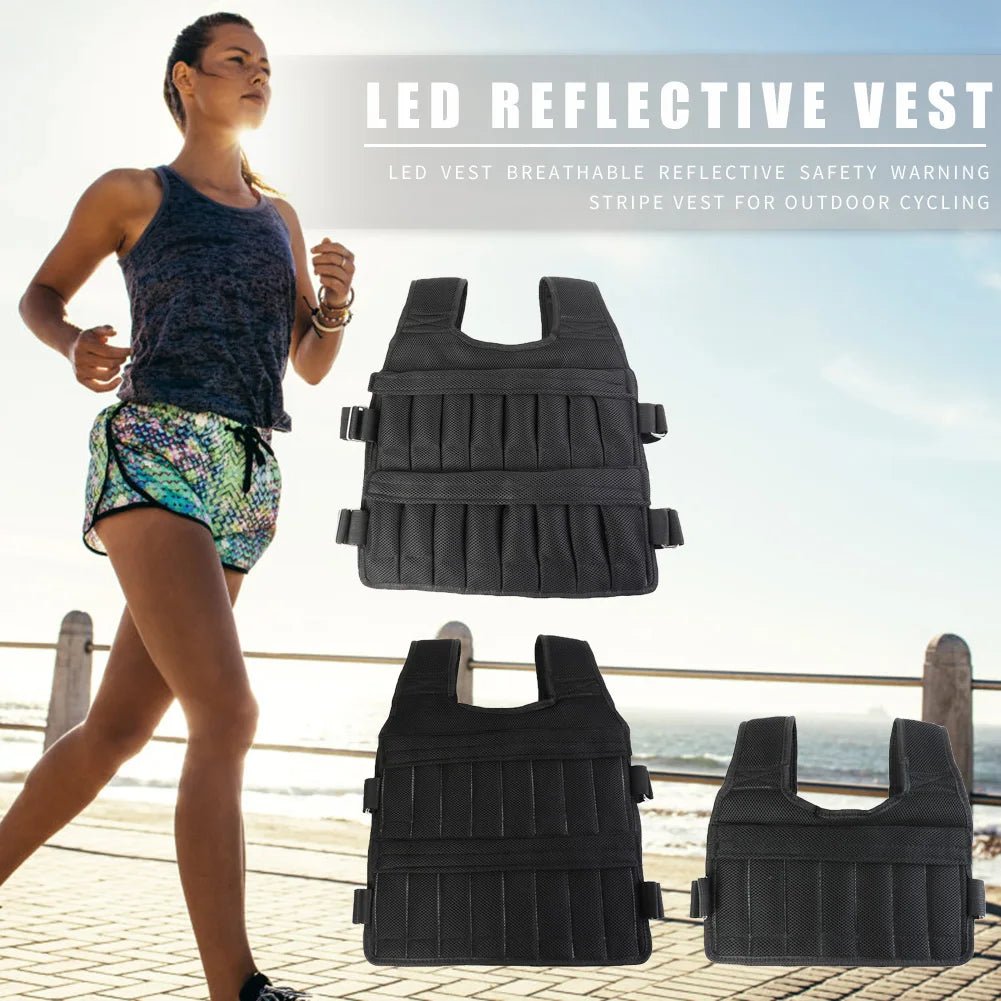 Running Weighted Vest 3/15/35kg 1-20/1-50KG Adjustable Workout Weight Vest Exercise Vest for Workout Strength Training Running - FATAONRunning Weighted Vest 3/15/35kg 1-20/1-50KG Adjustable Workout Weight Vest Exercise Vest for Workout Strength Training RunningFATAON