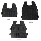 Running Weighted Vest 3/15/35kg 1-20/1-50KG Adjustable Workout Weight Vest Exercise Vest for Workout Strength Training Running - FATAONRunning Weighted Vest 3/15/35kg 1-20/1-50KG Adjustable Workout Weight Vest Exercise Vest for Workout Strength Training RunningFATAON