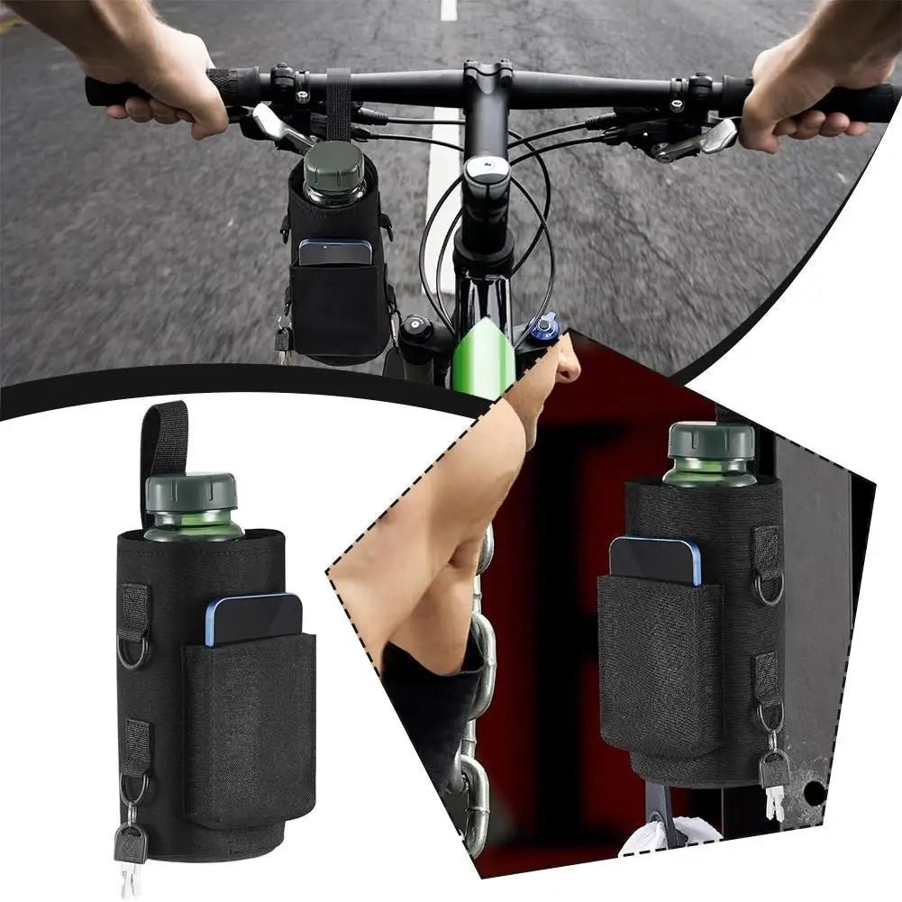 Sac de bouteille à bandoulière magnétique avec bandoulière, porte-bouteille d'eau, support de téléphone pour hommes et femmes, entraînement, Fitness, voyage en plein air - FATAONSac de bouteille à bandoulière magnétique avec bandoulière, porte-bouteille d'eau, support de téléphone pour hommes et femmes, entraînement, Fitness, voyage en plein airFitness & SportFATAON