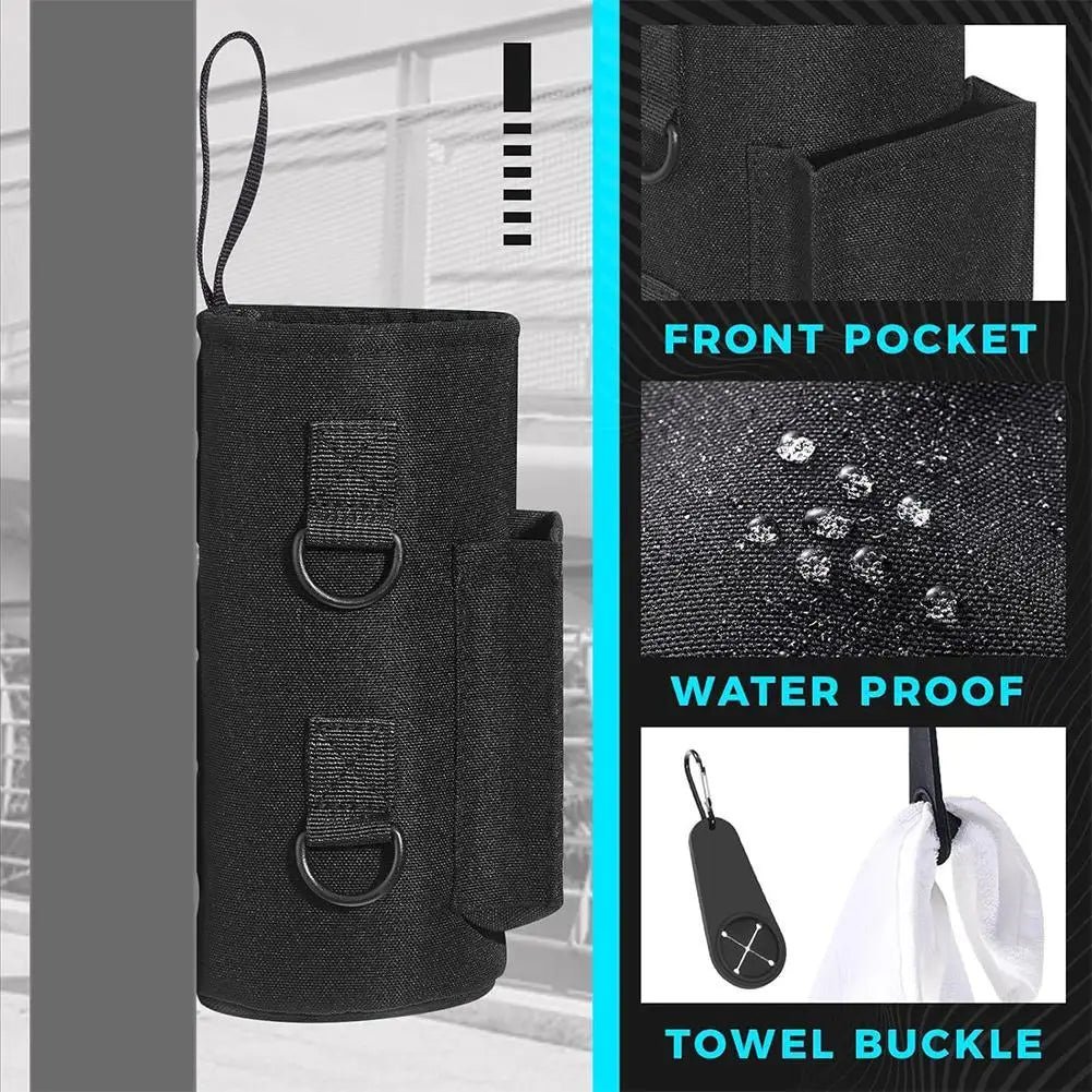 Sac de bouteille à bandoulière magnétique avec bandoulière, porte-bouteille d'eau, support de téléphone pour hommes et femmes, entraînement, Fitness, voyage en plein air - FATAONSac de bouteille à bandoulière magnétique avec bandoulière, porte-bouteille d'eau, support de téléphone pour hommes et femmes, entraînement, Fitness, voyage en plein airFitness & SportFATAON