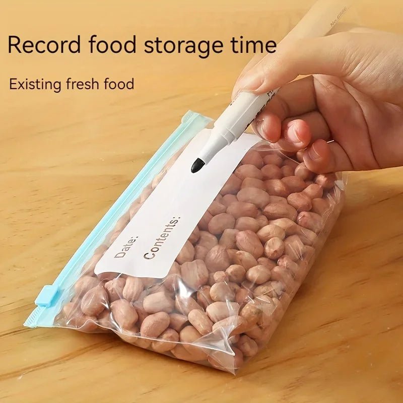 Sac de congélation en plastique réutilisable à fermeture éclair, sac à fermeture éclair debout, sac de congélation à fermeture éclair pour fruits et légumes, stockage des aliments dans la cuisine, 45 pièces - FATAONSac de congélation en plastique réutilisable à fermeture éclair, sac à fermeture éclair debout, sac de congélation à fermeture éclair pour fruits et légumes, stockage des aliments dans la cuisine, 45 piècesSolutions MaisonFATAON