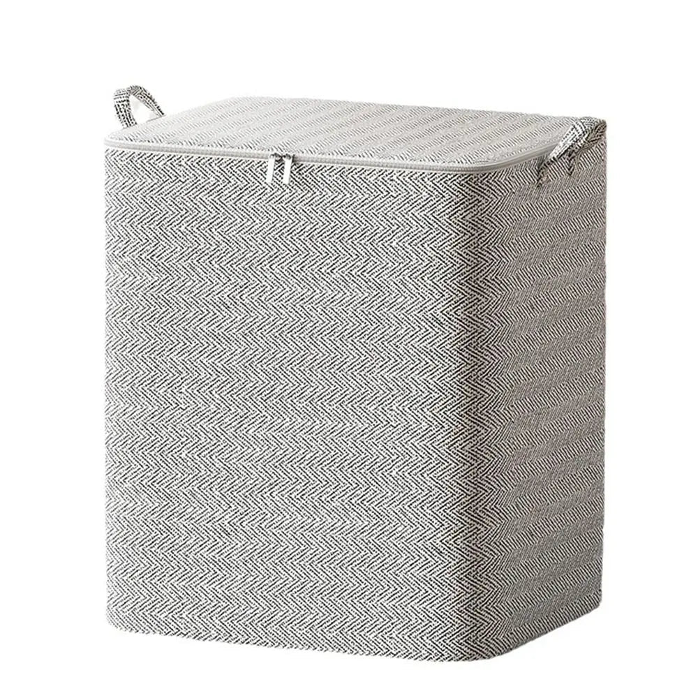 Sac de rangement de couette non tissé avec fermeture éclair veds, vêtements pliables, bacs de couette, conteneur, grande capacité, sac anti-poussière, organiser - FATAONSac de rangement de couette non tissé avec fermeture éclair veds, vêtements pliables, bacs de couette, conteneur, grande capacité, sac anti-poussière, organiserSolutions MaisonFATAON