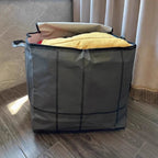 Sac de rangement en tissu de grande capacité avec fermeture éclair et poignées, pour couvertures, drap, vêtements et sous-vêtements, idéal pour la maison, panier à linge - FATAONSac de rangement en tissu de grande capacité avec fermeture éclair et poignées, pour couvertures, drap, vêtements et sous-vêtements, idéal pour la maison, panier à lingeSolutions MaisonFATAON
