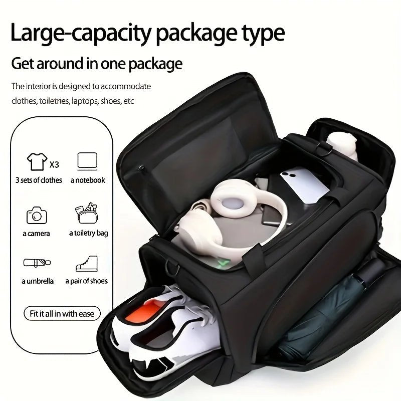 Sac de Voyage Fitness Grande Capacité — Multi-Compartiments, Week-End & Séjour - FATAONSac de Voyage Fitness Grande Capacité — Multi-Compartiments, Week-End & SéjourMode HommeFATAON