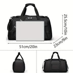 Sac de Voyage Fitness Grande Capacité — Multi-Compartiments, Week-End & Séjour - FATAONSac de Voyage Fitness Grande Capacité — Multi-Compartiments, Week-End & SéjourMode HommeFATAON