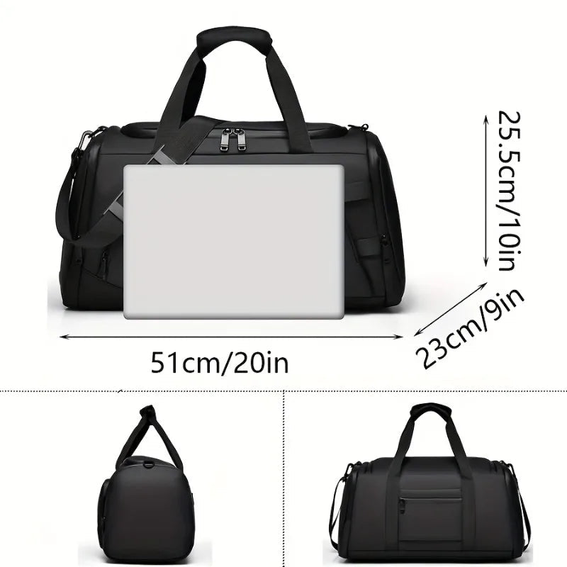 Sac de Voyage Fitness Grande Capacité — Multi-Compartiments, Week-End & Séjour - FATAONSac de Voyage Fitness Grande Capacité — Multi-Compartiments, Week-End & SéjourMode HommeFATAON