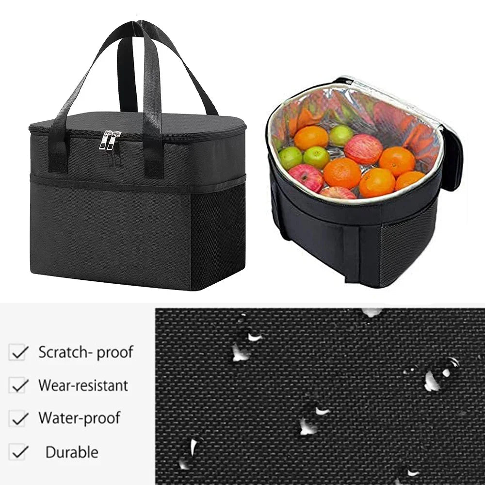 Sac thermique sacs à déjeuner portables sac isotherme alimentaire sacs à Bento impression or lettre série voyage pique-nique stockage sacs de glace - FATAONSac thermique sacs à déjeuner portables sac isotherme alimentaire sacs à Bento impression or lettre série voyage pique-nique stockage sacs de glaceMode FemmeFATAON
