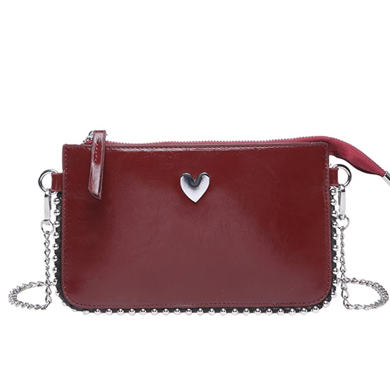 Sacs à bandoulière Design de couleur unie pour femmes chaîne de mode sacs à Main de téléphone portable Sac à bandoulière de mode Sac A Main femme - FATAONSacs à bandoulière Design de couleur unie pour femmes chaîne de mode sacs à Main de téléphone portable Sac à bandoulière de mode Sac A Main femmeMode FemmeFATAON