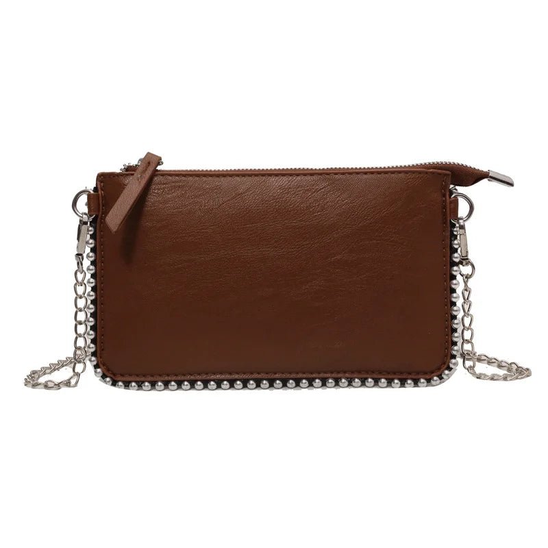 Sacs à bandoulière Design de couleur unie pour femmes chaîne de mode sacs à Main de téléphone portable Sac à bandoulière de mode Sac A Main femme - FATAONSacs à bandoulière Design de couleur unie pour femmes chaîne de mode sacs à Main de téléphone portable Sac à bandoulière de mode Sac A Main femmeMode FemmeFATAON
