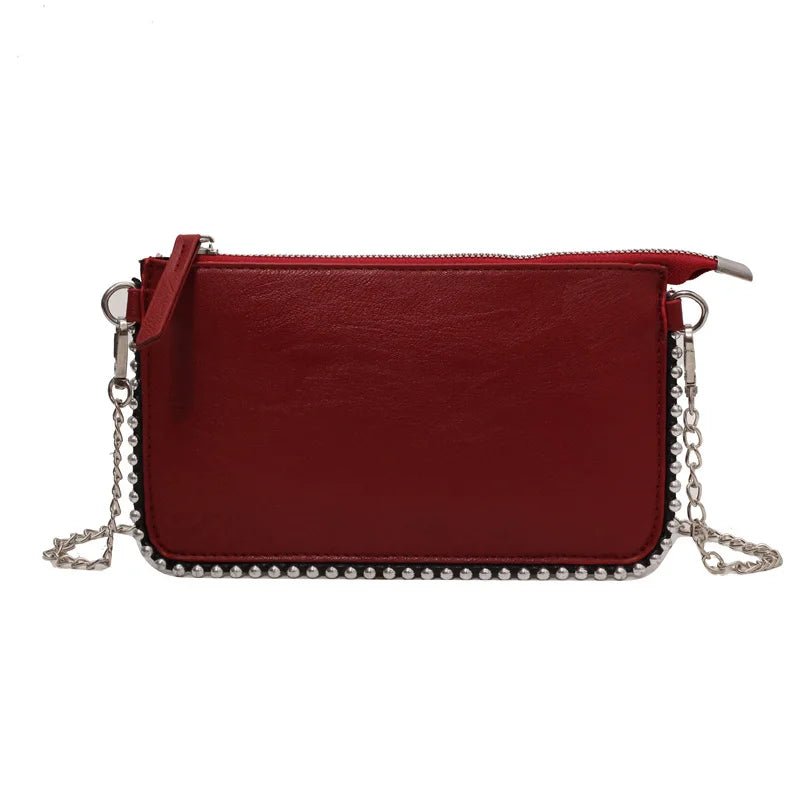 Sacs à bandoulière Design de couleur unie pour femmes chaîne de mode sacs à Main de téléphone portable Sac à bandoulière de mode Sac A Main femme - FATAONSacs à bandoulière Design de couleur unie pour femmes chaîne de mode sacs à Main de téléphone portable Sac à bandoulière de mode Sac A Main femmeMode FemmeFATAON