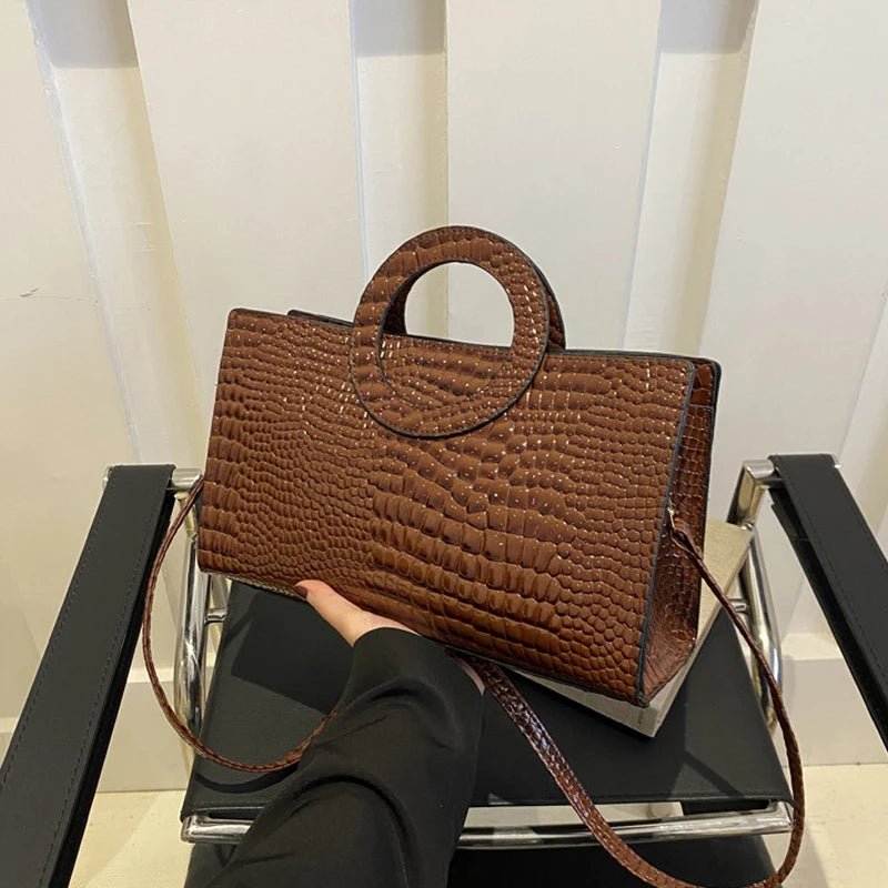 Sacs à main en cuir PU motif Crocodile pour femmes, sac carré vert, marque de mode, sacs à bandoulière, pochettes féminines - FATAONSacs à main en cuir PU motif Crocodile pour femmes, sac carré vert, marque de mode, sacs à bandoulière, pochettes fémininesMode FemmeFATAON