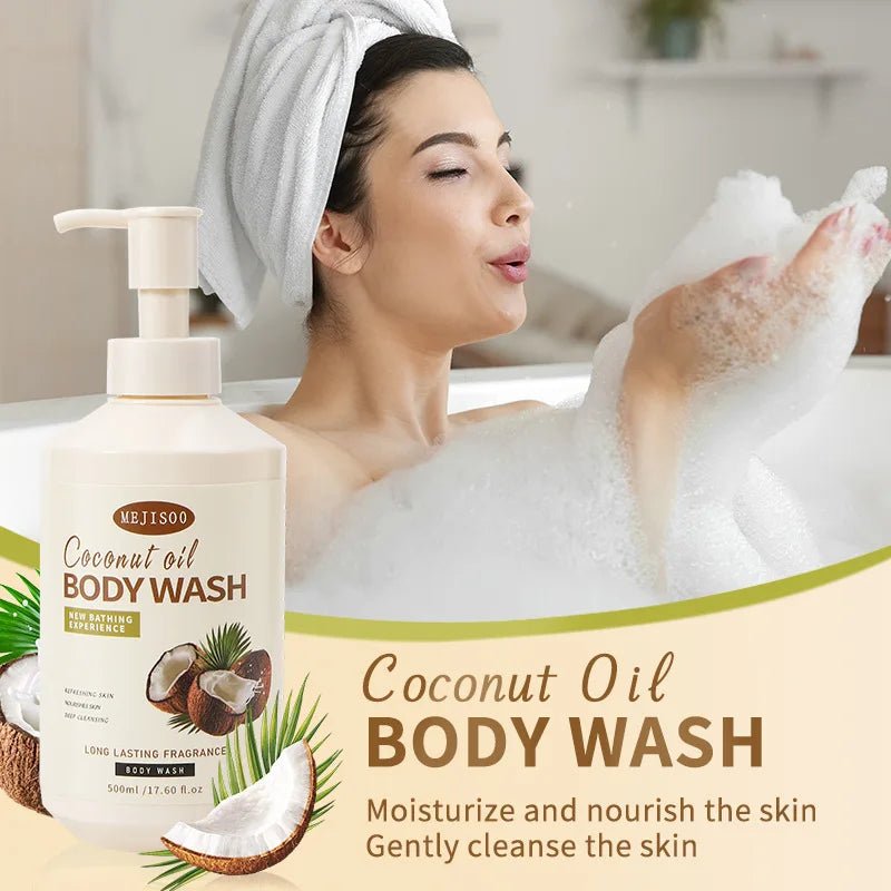 SADOER Best Seller – Gel Douche & Crème Corporelle à l’Huile de Coco 100% Naturelle Gel douche et body butter pour femme, enrichi en huile de coco. Aide à hydrater, nourrir et adoucir la peau tout en laissant une sensation de confort et de douceur. - FATAONSADOER Best Seller – Gel Douche & Crème Corporelle à l’Huile de Coco 100% Naturelle Gel douche et body butter pour femme, enrichi en huile de coco. Aide à hydrater, nourrir et adoucir la peau tout en laissant une sensation de confort et de dou