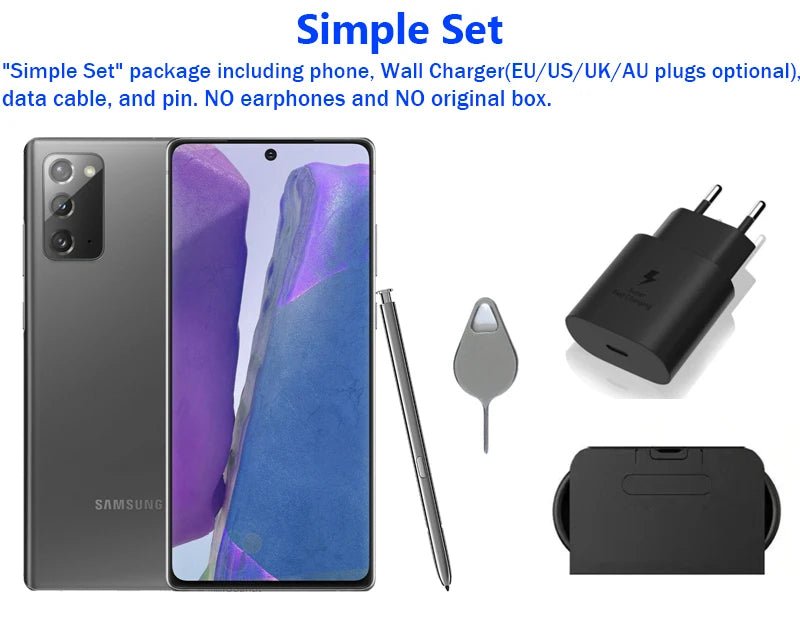 Samsung Galaxy Note20 Note 20 5G N981U N981B N9810 6.7" AMOLED 128 Go ROM 8 Go RAM NFC Snapdragon Octa Core Téléphone portable d'origine - FATAONSamsung Galaxy Note20 Note 20 5G N981U N981B N9810 6.7" AMOLED 128 Go ROM 8 Go RAM NFC Snapdragon Octa Core Téléphone portable d'origineProductivité & OrganisationFATAON