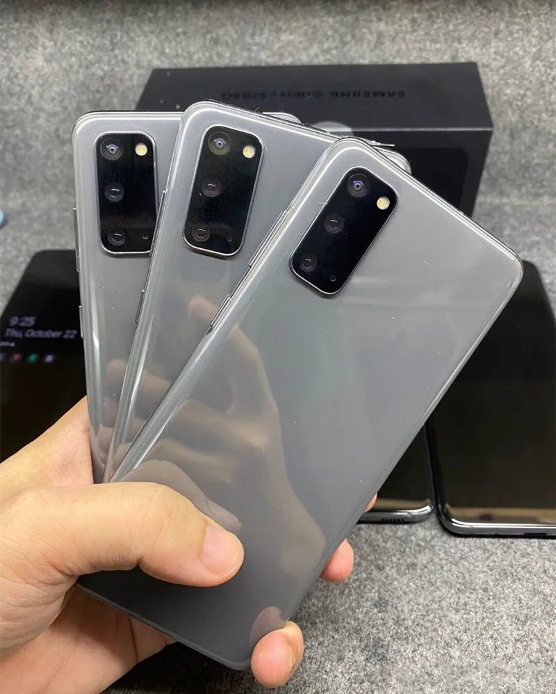 Samsung Galaxy S20 5G G981U1 / G981B / G9810 12+128GB Octa Core Snapdragon 865 5G Chipset NFC Smartphone Original - FATAONSamsung Galaxy S20 5G G981U1 / G981B / G9810 12+128GB Octa Core Snapdragon 865 5G Chipset NFC Smartphone OriginalProductivité & OrganisationFATAON