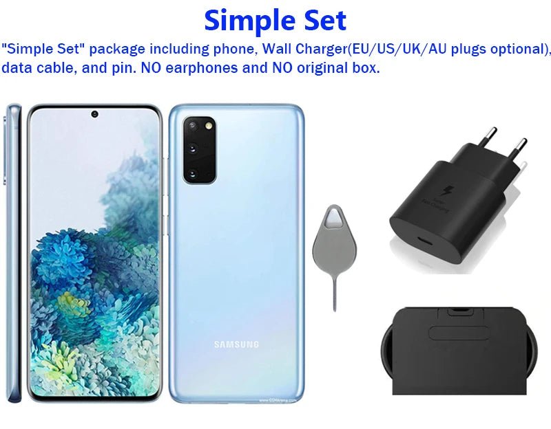 Samsung Galaxy S20 5G G981U1 / G981B / G9810 12+128GB Octa Core Snapdragon 865 5G Chipset NFC Smartphone Original - FATAONSamsung Galaxy S20 5G G981U1 / G981B / G9810 12+128GB Octa Core Snapdragon 865 5G Chipset NFC Smartphone OriginalProductivité & OrganisationFATAON