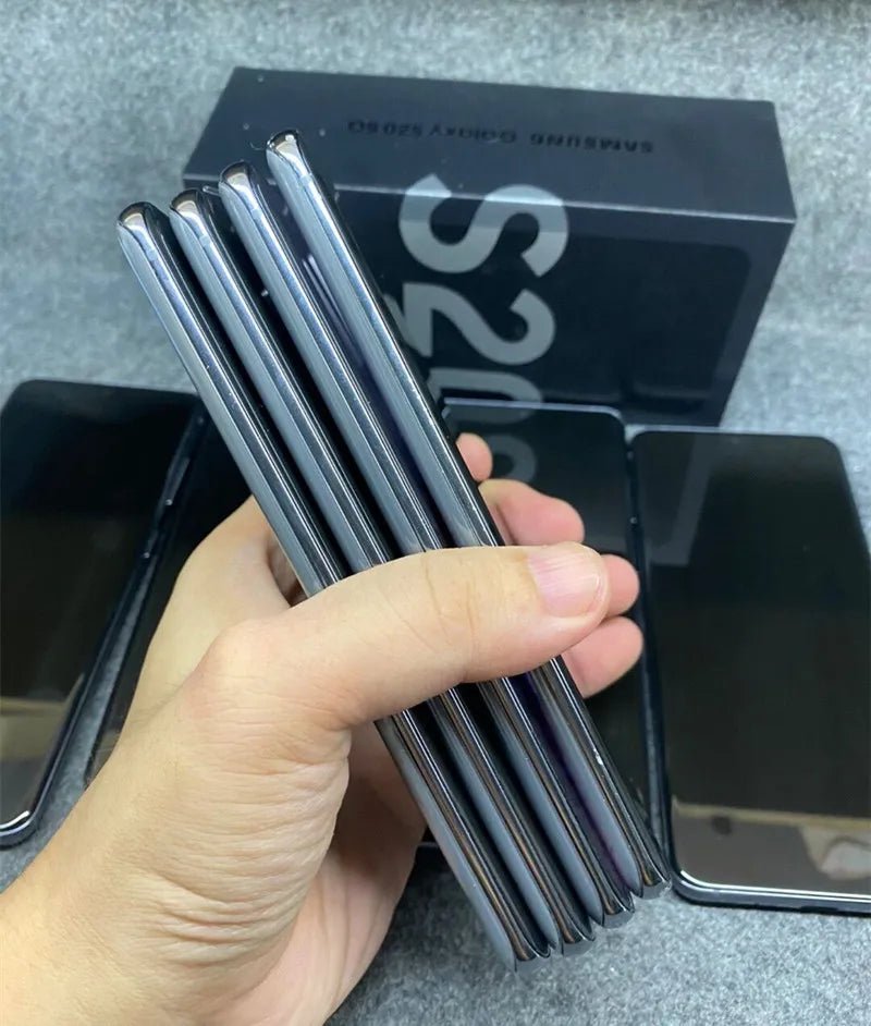 Samsung Galaxy S20 5G G981U1 / G981B / G9810 12+128GB Octa Core Snapdragon 865 5G Chipset NFC Smartphone Original - FATAONSamsung Galaxy S20 5G G981U1 / G981B / G9810 12+128GB Octa Core Snapdragon 865 5G Chipset NFC Smartphone OriginalProductivité & OrganisationFATAON