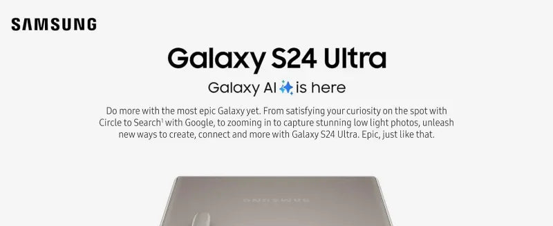 Samsung Galaxy S24 Ultra 5G 6,8 pouces 12 Go de RAM 256/512 Go de ROM Snapdragon NFC S Pen Octa Core Téléphone AI Original Débloqué - FATAONSamsung Galaxy S24 Ultra 5G 6,8 pouces 12 Go de RAM 256/512 Go de ROM Snapdragon NFC S Pen Octa Core Téléphone AI Original DébloquéProductivité & OrganisationFATAON
