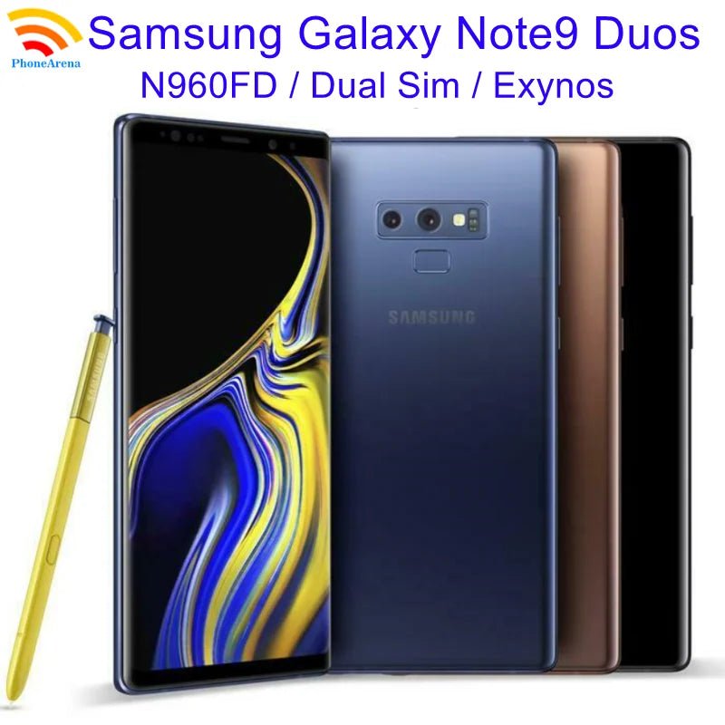 Samsung-Smartphone Galaxy Note 9 Duos N960ineau, téléphone portable SIM, version globale, 6.4 pouces, RAM 6/8 Go, Dean 128/512 Go, NDavid, 4G, persévérance - FATAONSamsung-Smartphone Galaxy Note 9 Duos N960ineau, téléphone portable SIM, version globale, 6.4 pouces, RAM 6/8 Go, Dean 128/512 Go, NDavid, 4G, persévéranceProductivité & OrganisationFATAON