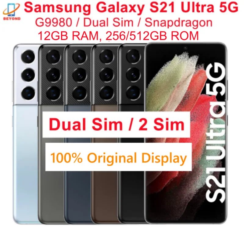 Samsung-Téléphone portable Android débloqué Galaxy S21 Ultra, S21U, 5G Touriste, Sim G9980, 6.8 ", Dean 256, 512 Go de RAM, 12 Go, Snapdragon, NDavid, Original - FATAONSamsung-Téléphone portable Android débloqué Galaxy S21 Ultra, S21U, 5G Touriste, Sim G9980, 6.8 ", Dean 256, 512 Go de RAM, 12 Go, Snapdragon, NDavid, OriginalProductivité & OrganisationFATAON