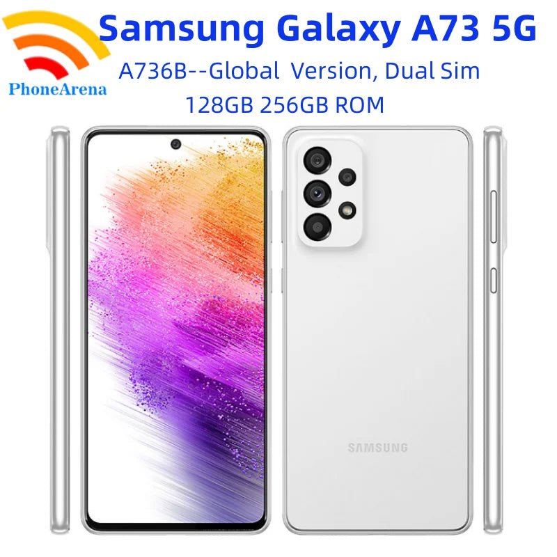 Samsung – téléphone portable Original Galaxy A73 A736B Dual Sim, 6.7 pouces, AMOLED, 128 go, 26 go de ROM, Snapdragon Octa Core, NFC, débloqué, 5G - FATAONSamsung – téléphone portable Original Galaxy A73 A736B Dual Sim, 6.7 pouces, AMOLED, 128 go, 26 go de ROM, Snapdragon Octa Core, NFC, débloqué, 5GProductivité & OrganisationFATAON