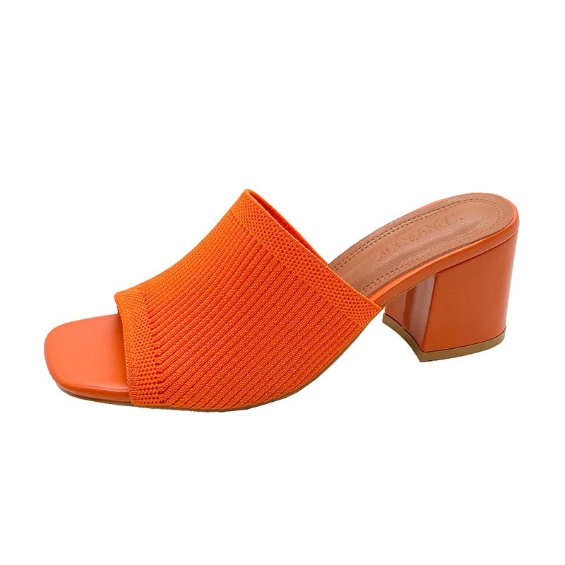 Sandales de Luxe Décontractées et Souples à Talons Hauts pour Femme, Mules Noires, Pantoufles d'Été, Chaussures d'Extérieur, Parka Ouverte, Taille 42 - FATAONSandales de Luxe Décontractées et Souples à Talons Hauts pour Femme, Mules Noires, Pantoufles d'Été, Chaussures d'Extérieur, Parka Ouverte, Taille 42Mode FemmeFATAON