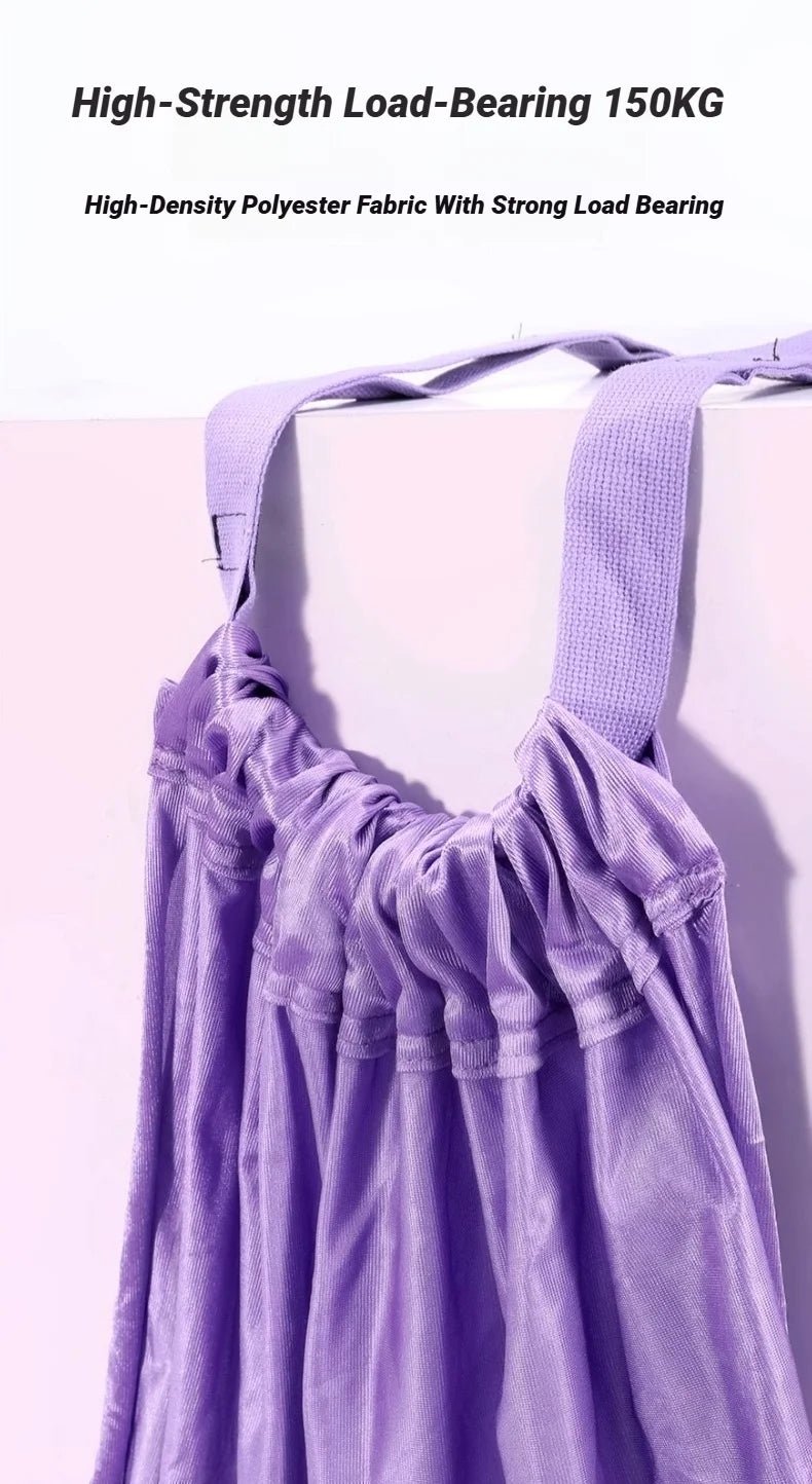 Sangle de Yoga aérienne réglable, corde de traction pour femmes, hamac extensible, fentes de jambes, entraîneur, ceinture de gymnastique, balançoire, étirement, Fitness - FATAONSangle de Yoga aérienne réglable, corde de traction pour femmes, hamac extensible, fentes de jambes, entraîneur, ceinture de gymnastique, balançoire, étirement, FitnessFitness & SportFATAON
