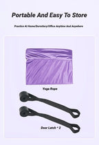 Sangle de Yoga aérienne réglable, corde de traction pour femmes, hamac extensible, fentes de jambes, entraîneur, ceinture de gymnastique, balançoire, étirement, Fitness - FATAONSangle de Yoga aérienne réglable, corde de traction pour femmes, hamac extensible, fentes de jambes, entraîneur, ceinture de gymnastique, balançoire, étirement, FitnessFitness & SportFATAON