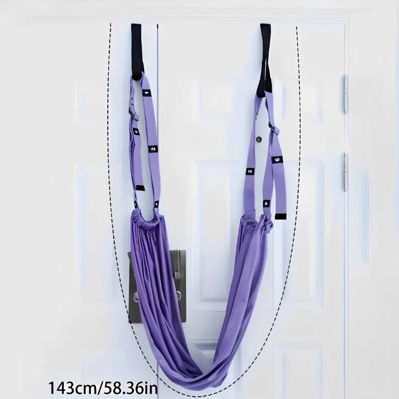 Sangle de Yoga aérienne réglable, corde de traction pour femmes, hamac extensible, fentes de jambes, entraîneur, ceinture de gymnastique, balançoire, étirement, Fitness - FATAONSangle de Yoga aérienne réglable, corde de traction pour femmes, hamac extensible, fentes de jambes, entraîneur, ceinture de gymnastique, balançoire, étirement, FitnessFitness & SportFATAON